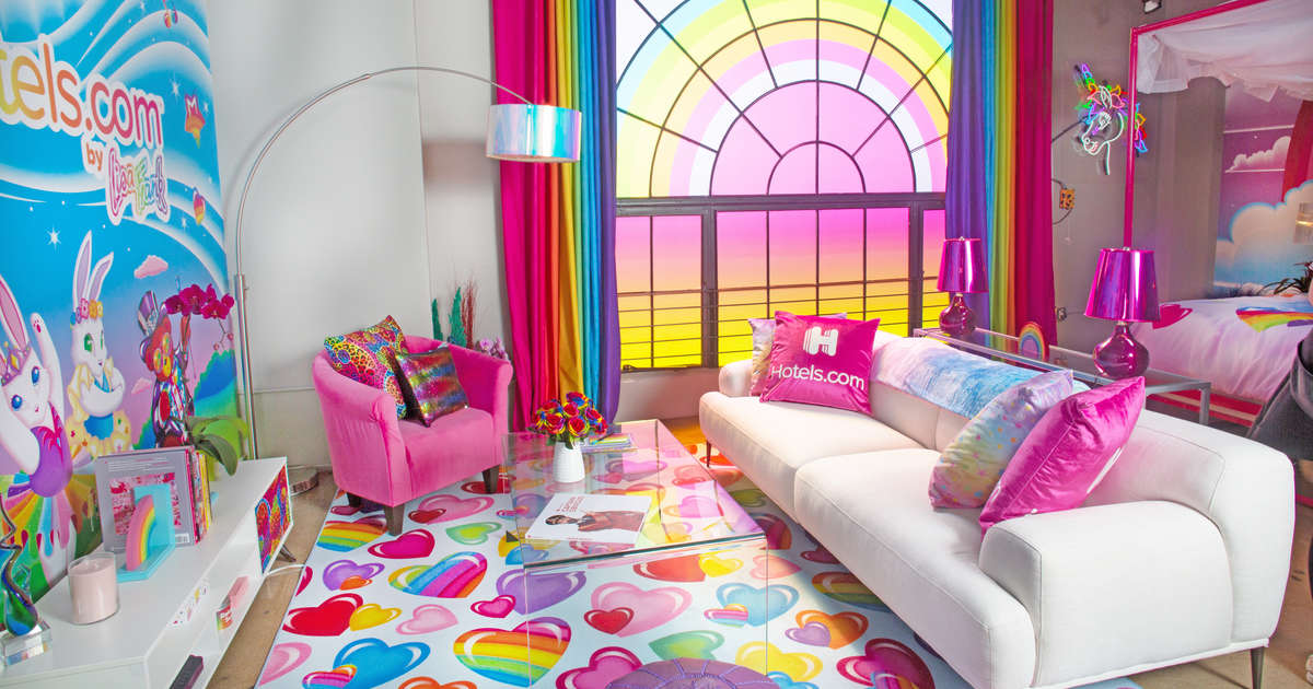 Lisa Frank Penthouse in LA Hotels com Creates 90s  