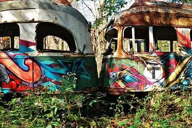 Winber Trolley Graveyard