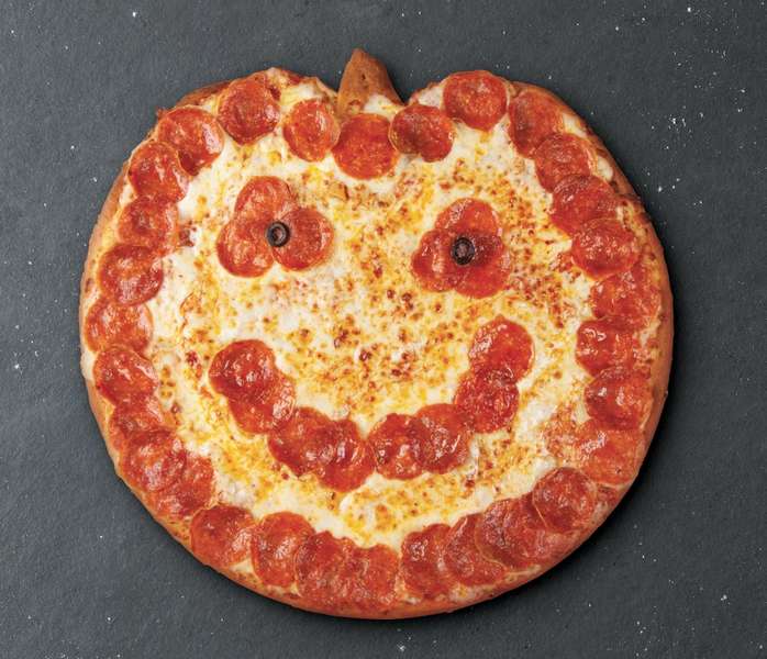 Papa John's Halloween Pizza 2019 JackO'Lantern PumpkinShaped Pies