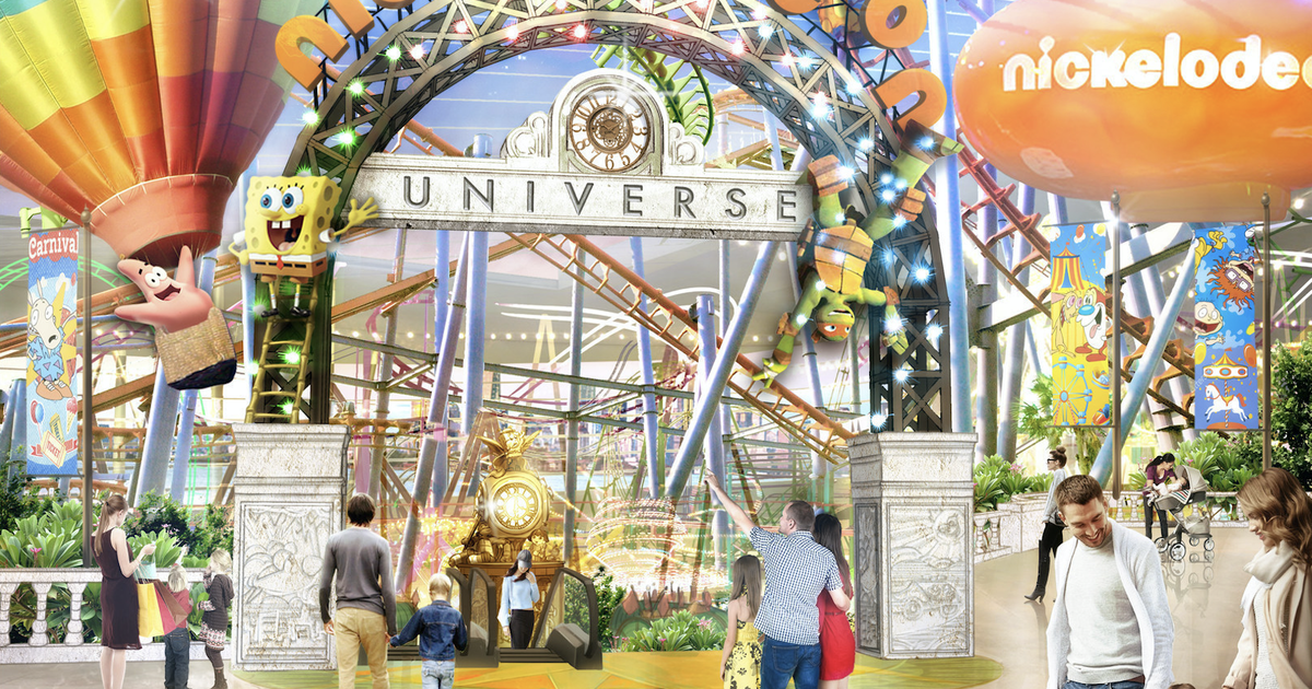 American Dream mall: See the rides at Nickelodeon Universe