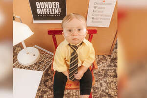 Adorable Baby Dresses Up as Dwight From 'The Office'