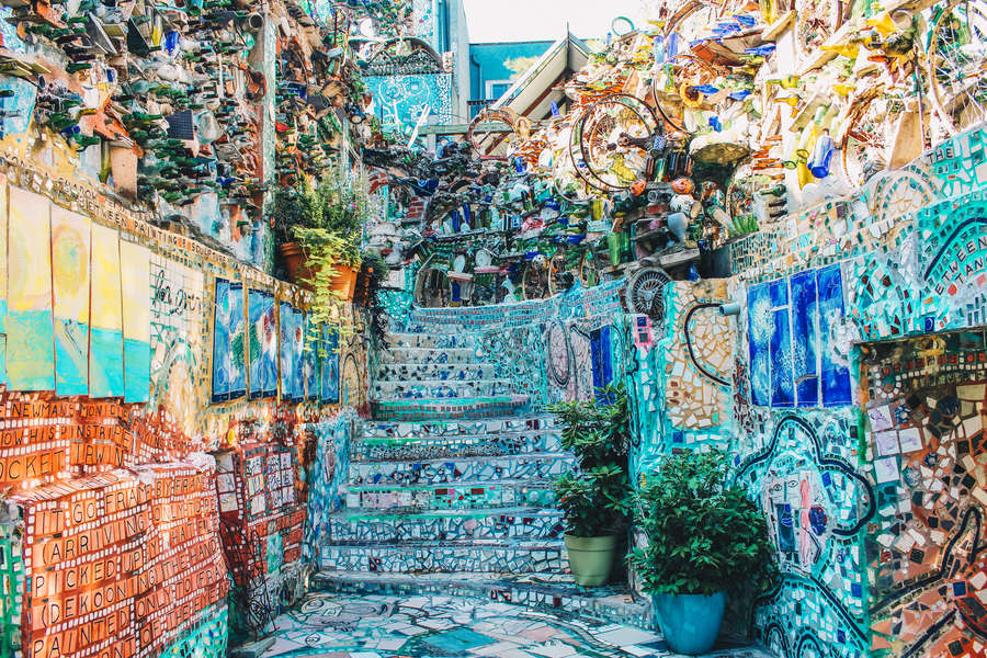 Best Places to See Mosaic Art in Philadelphia Magic Gardens & More