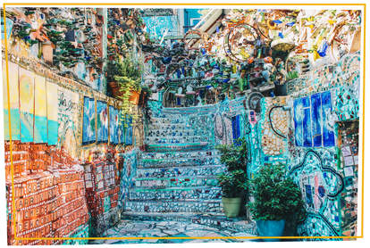 Best Places To See Mosaic Art In Philadelphia Magic Gardens More Thrillist