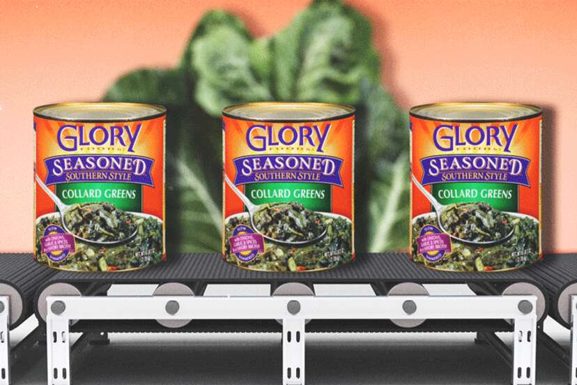 Glory Gluten Free Foods Seasoned Southern Style Collard Greens