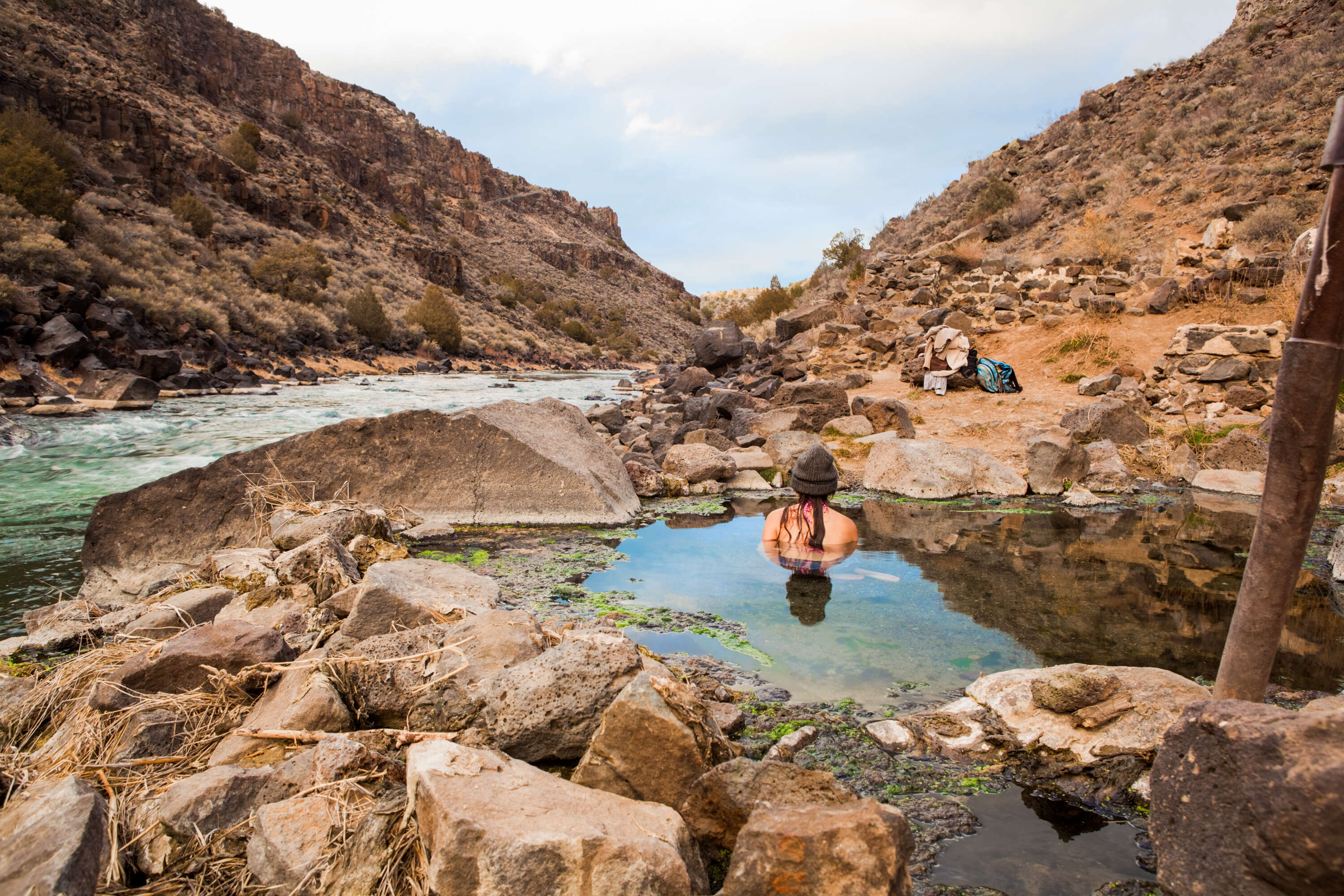 Manby Hot Springs by Rio Grande