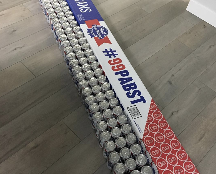 PBR 99 Pack Pabst Blue Ribbon Now Selling 99 Cans of Beer in One Pack