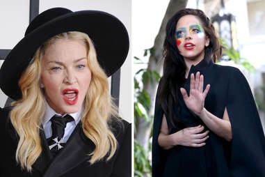 madonna lady gaga