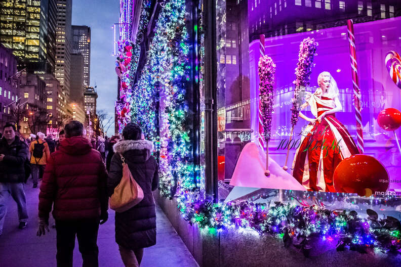 Saks Fifth Avenue window display