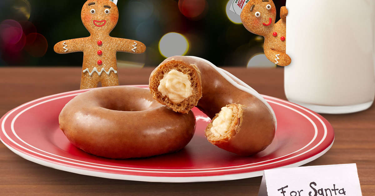 Krispy Kreme Gingerbread Donut 2019 What S The New Flavor This Year Thrillist