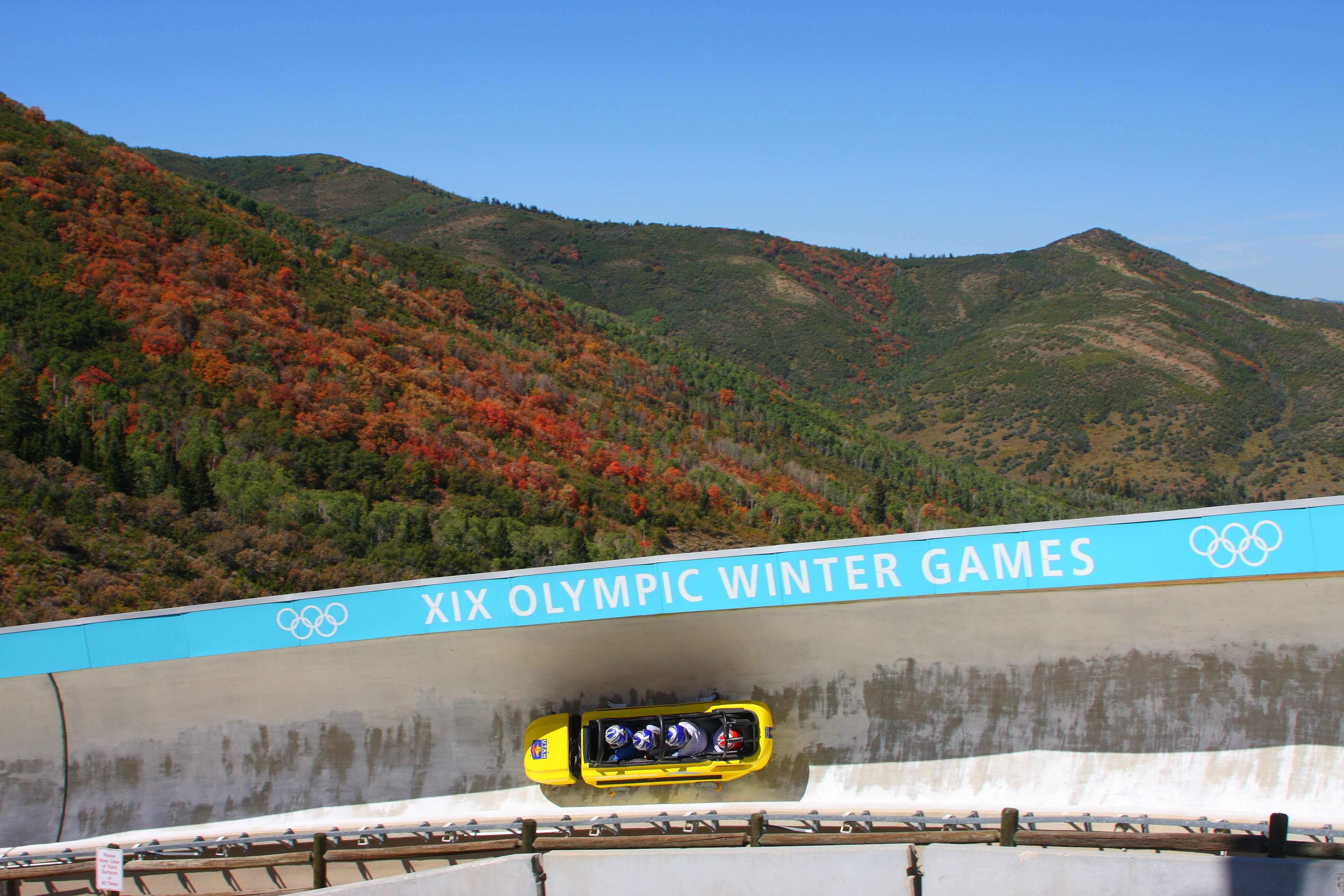 utah olympic park bobsled