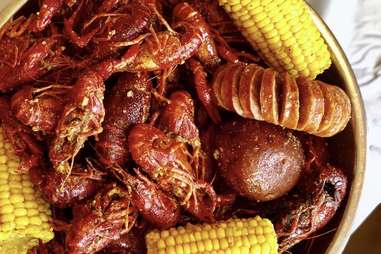 crawfish & noodles