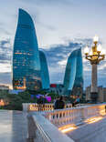 Flame Towers of Baku, Azerbaijan