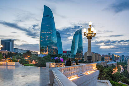 Flame Towers of Baku, Azerbaijan
