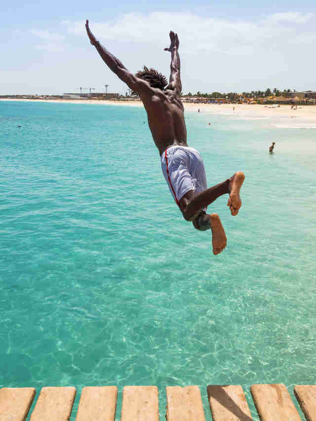 Santa Maria beach in Sal Cape Verde