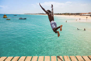 Santa Maria beach in Sal Cape Verde