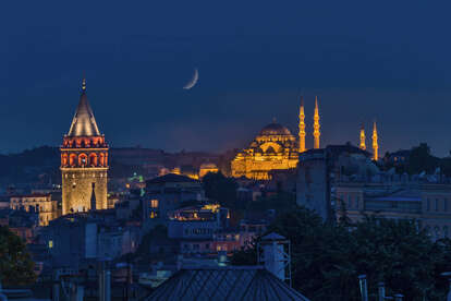 The Suleymaniye Mosque in Istanbul, Turkey