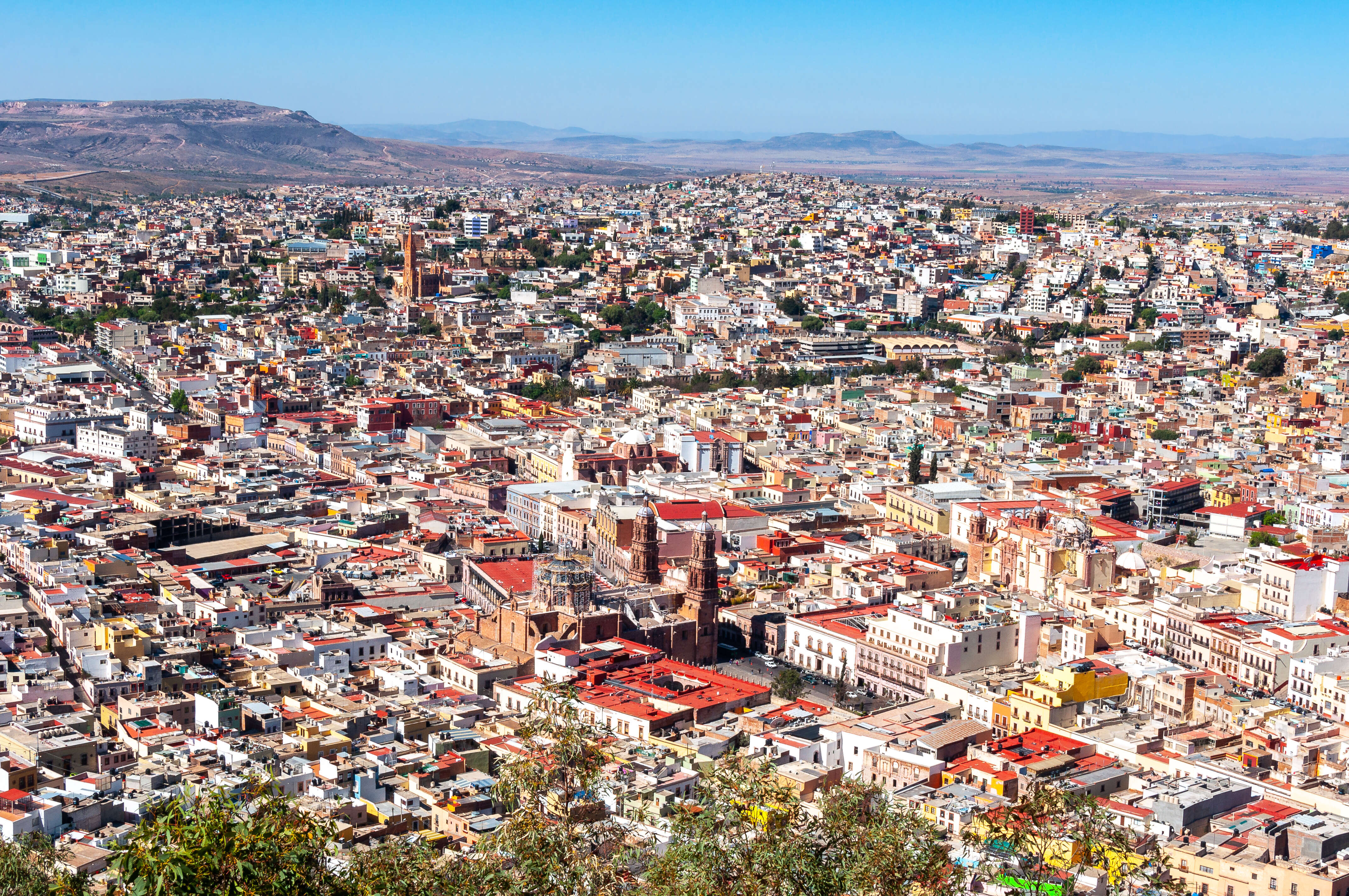 view of Zacatecas from La Bufa Hill, Mexico