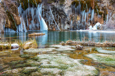 Most Beautiful Frozen Waterfalls Winter Hikes Trails With Waterfalls Thrillist