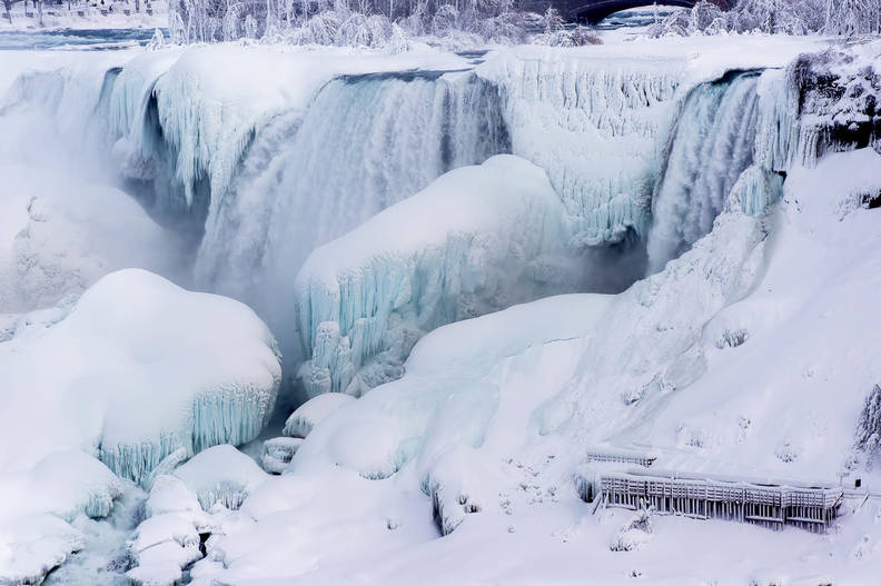 Most Beautiful Frozen Waterfalls Winter Hikes Trails With Waterfalls Thrillist