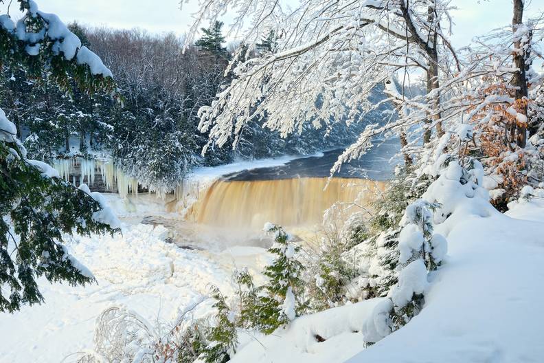 Most Beautiful Frozen Waterfalls Winter Hikes Trails With Waterfalls Thrillist