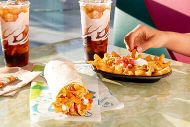 taco bell buffalo chicken nacho fries cheese spicy burrito new item promotion