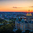 view from iowa capitol dome