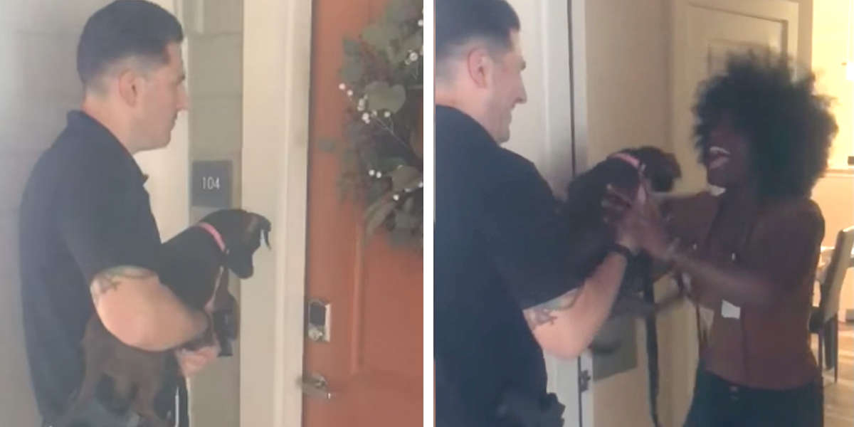 Cops Reunite Woman With Her Dog Who Was Stolen - The Dodo