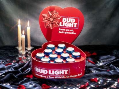 Bud Light Valentine's Gifts: Get Heart-Shaped Boxes of Beer & More -  Thrillist