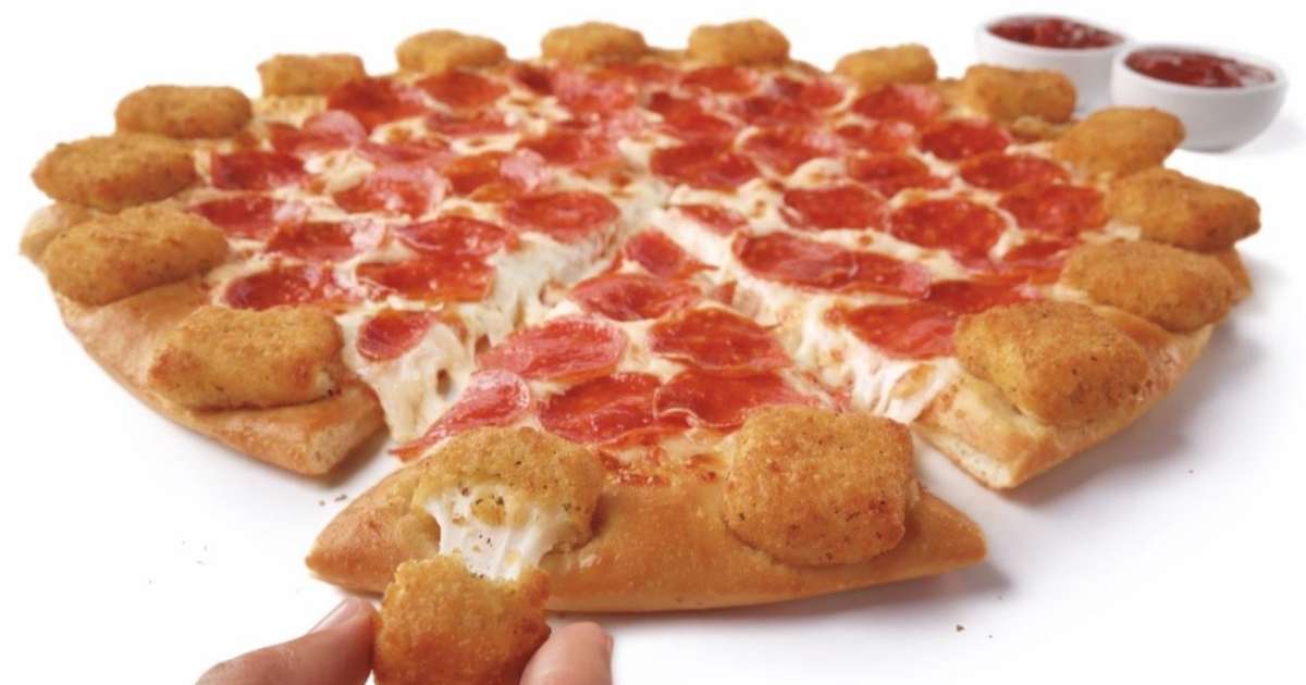 Pizza Hut Mozzarella Poppers Pizza What S Baked Into The Pizza Crust Thrillist