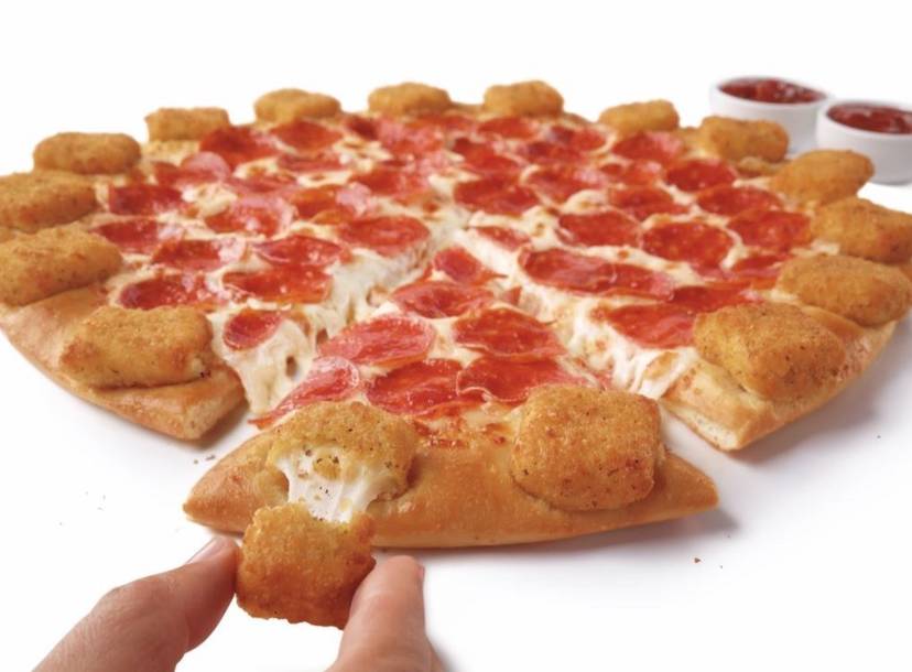 Pizza Hut Mozzarella Poppers Pizza What S Baked Into The Pizza Crust Thrillist