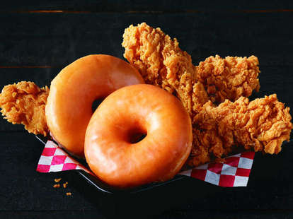 KFC kentucky fried chicken and donuts sweet salty new nationwide launch product