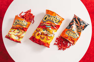 Tales of the Flowers: Cheetos Flamin' Hot Pepper Puffs taste test