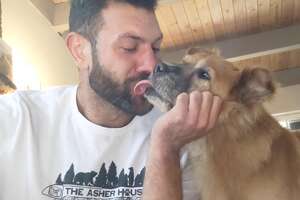 Guy Can't Stop Crying When It's Time To Get His Foster Dog Adopted