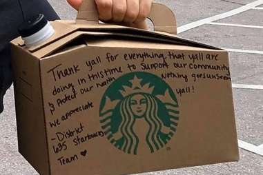 Starbucks Offering Free Coffee to Front-Line Responders Throughout December