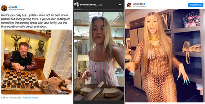 celebs to follow during quarantine