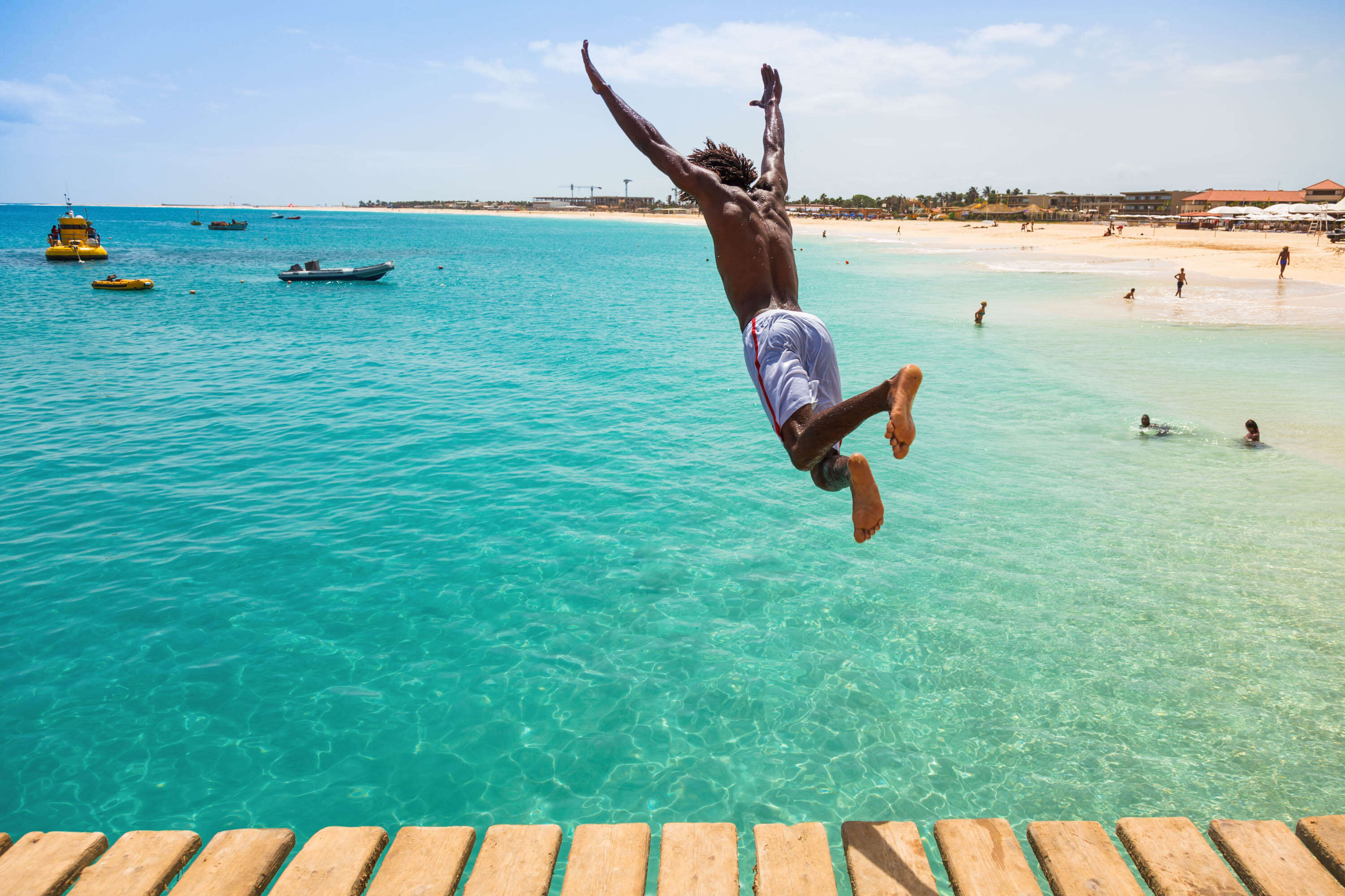 Santa Maria Beach in Sal Cape Verde