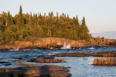 Artist's Point on Lake Superior at Grand Marais