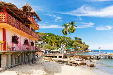 beach and water in Yelapa