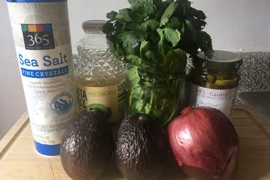Guacamole ingredients