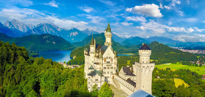 Neuschwanstein Castle in Fussen, Bavaria