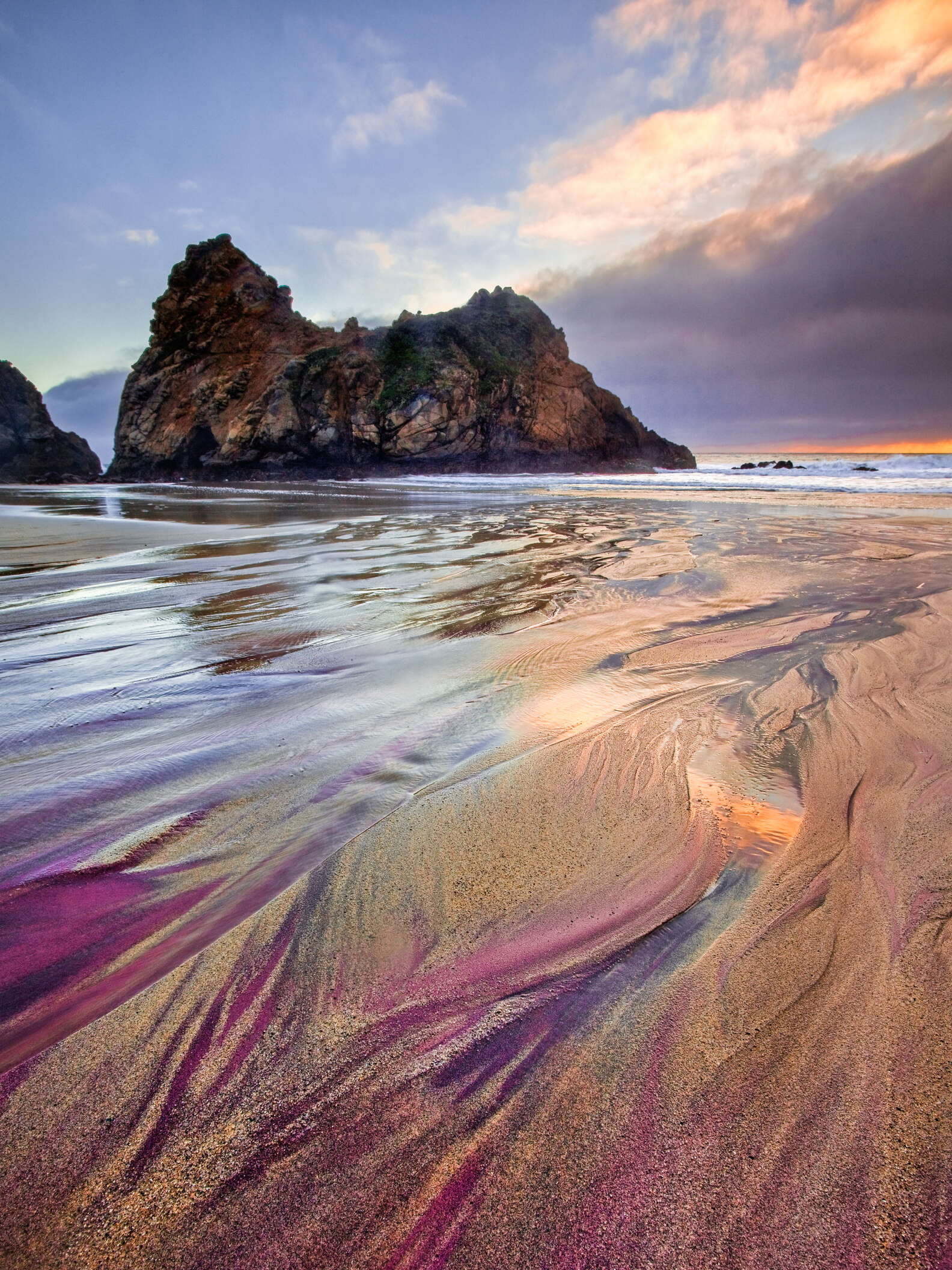 Color Beaches Real Most Colorful Beaches in the World: Fort Bragg, Ramla Bay & More ...