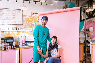 Andrew Dana and Daniela Moreira