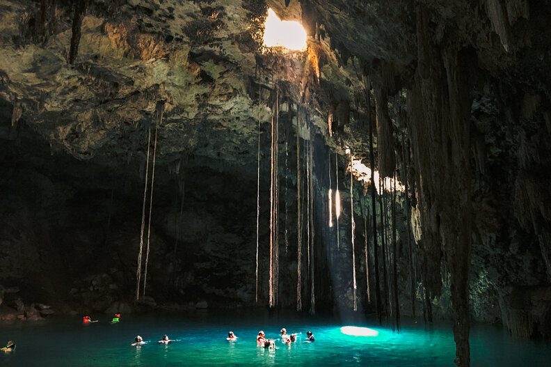 Dive Into These Incredible Underground Swimming Holes in Mexico