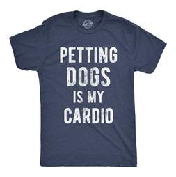 petting dogs cardio t shirt