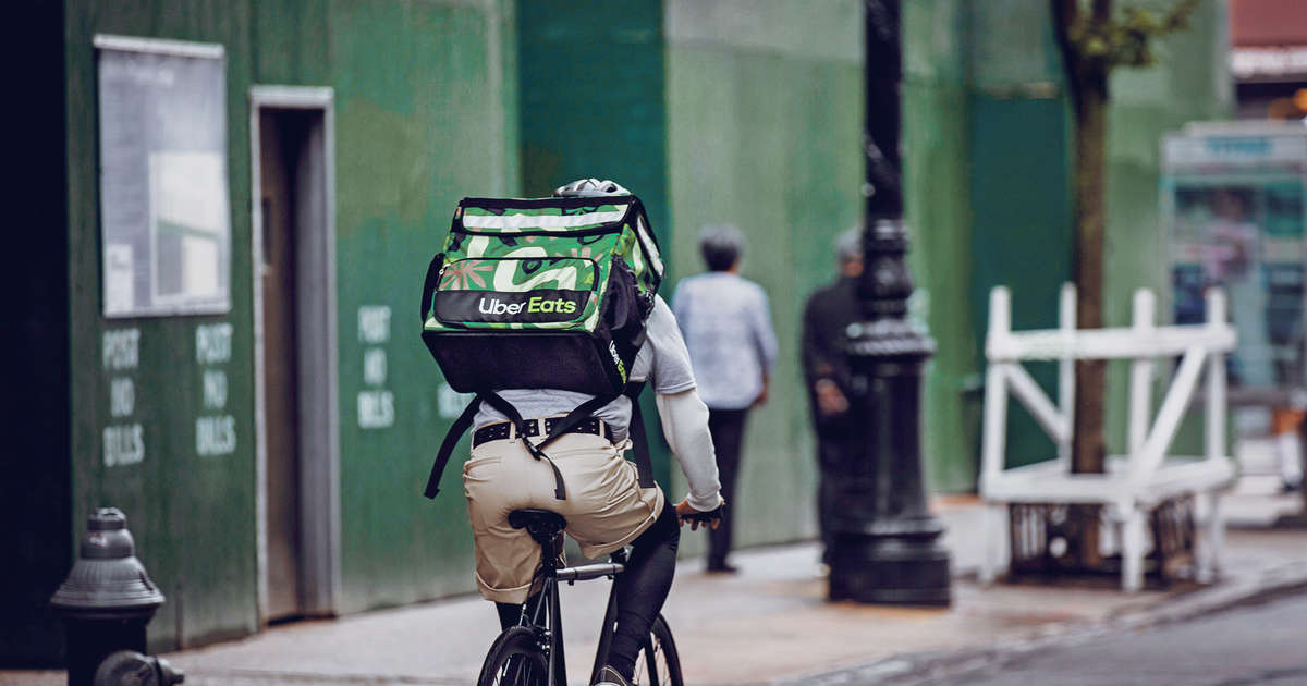 uber eats push bike