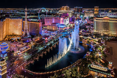 The stark beauty of the Nevada desert, All around Las Vegas…