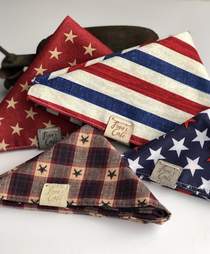 flag bandanas pets