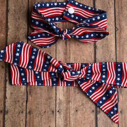 4th of july pet bandana