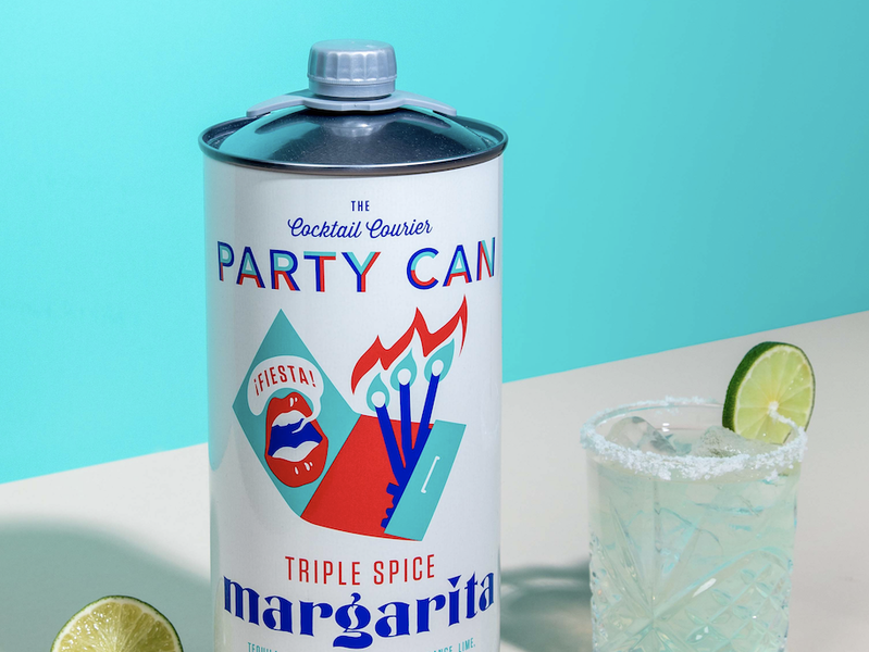 Cocktail Courier's Margarita 'Triple Spice' Cans Contain 12 Servings