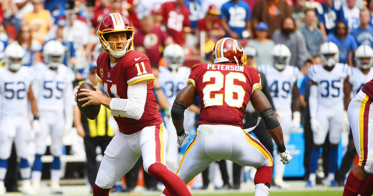 Exchange of jerseys with the NFL's Washington Redskins